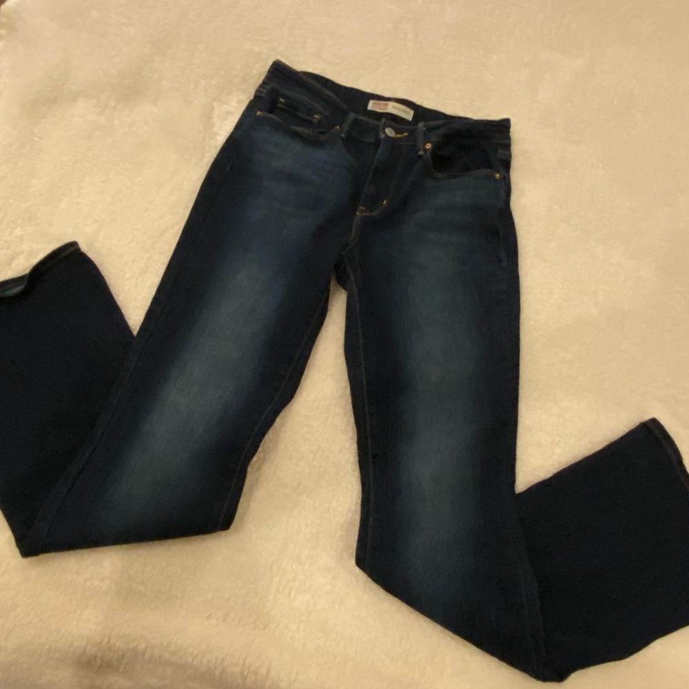 Signature by Levi Strauss Dark Indigo Bootcut Jeans